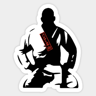 Kneeling Warrior Sticker